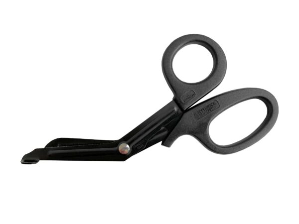 Erste-Hilfe-Schere kniegebogen 18,5 cm schwarz Verbandschere Listerschere Rettungsschere