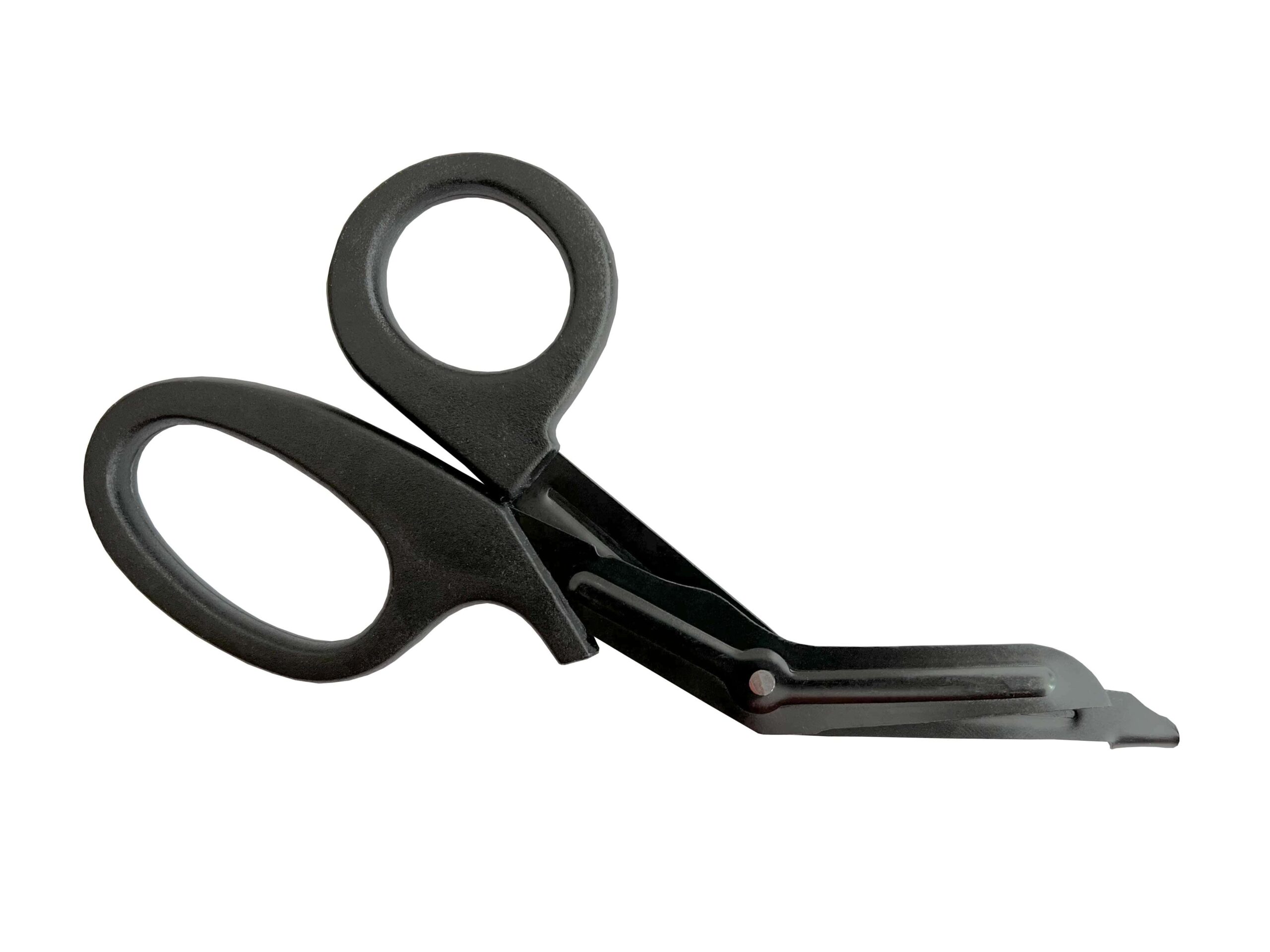 Erste-Hilfe-Schere kniegebogen 190 mm schwarz-matt Verbandschere Listerschere Rettungsschere – Bild 4
