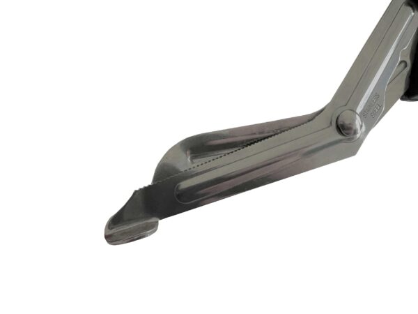 Erste-Hilfe-Schere kniegebogen 18,5 cm silber Verbandschere Listerschere Rettungsschere – Bild 3