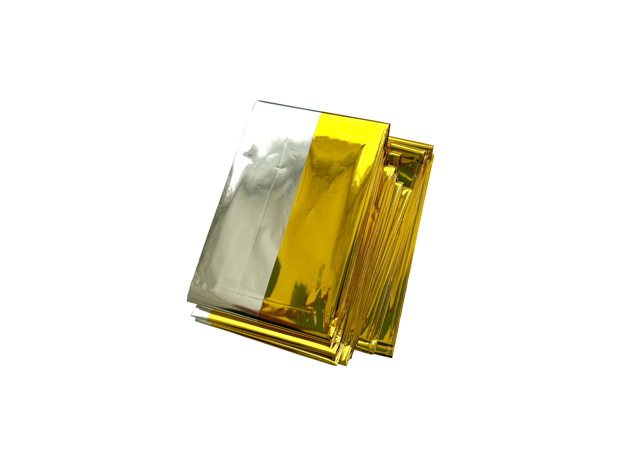 Rescue Med Rettungsdecke 160x210 cm Gold/Silber Notfalldecke Rettungsfolie Wärmedecke – Bild 3