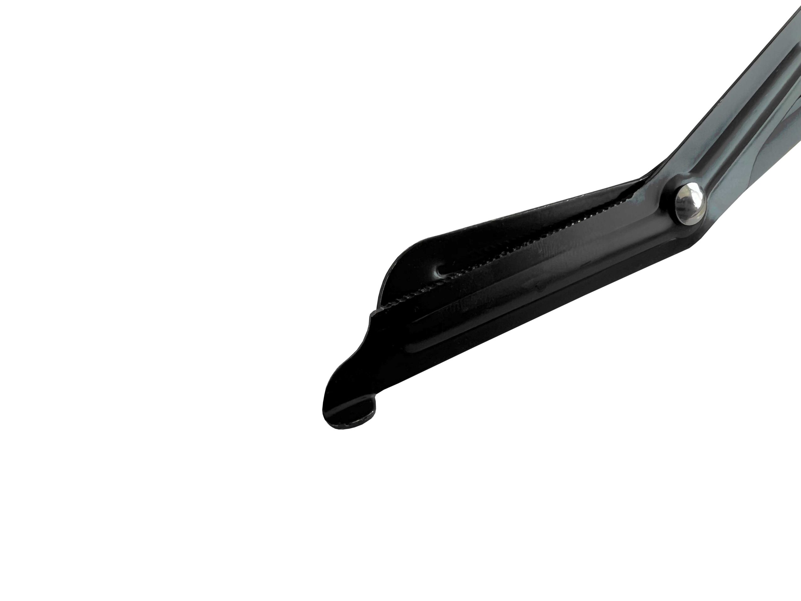 Erste-Hilfe-Schere kniegebogen 155 mm schwarz-matt Verbandschere Listerschere Rettungsschere – Bild 3