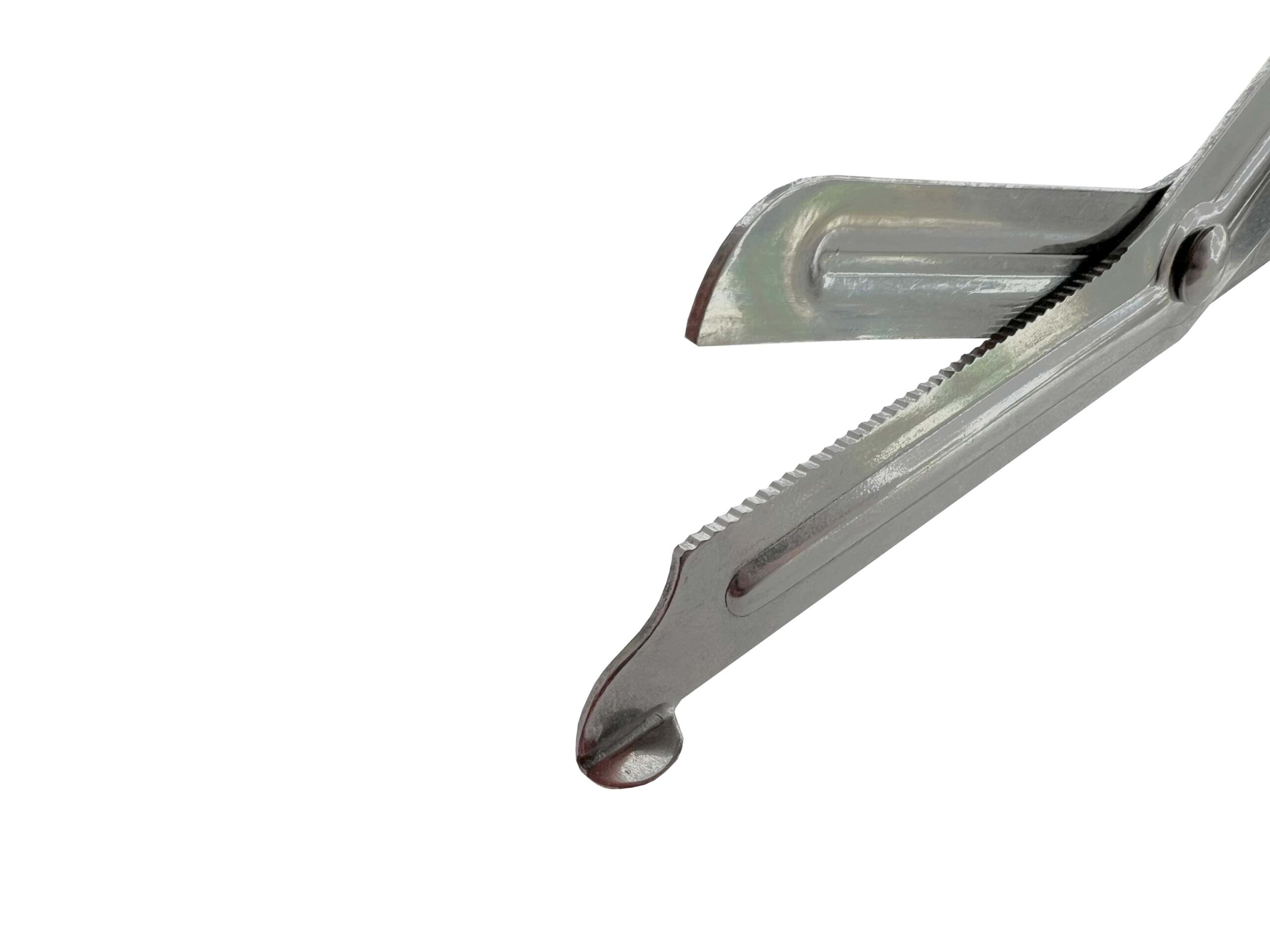 Erste-Hilfe-Schere kniegebogen 155 mm silber-matt Verbandschere Listerschere Rettungsschere – Bild 2